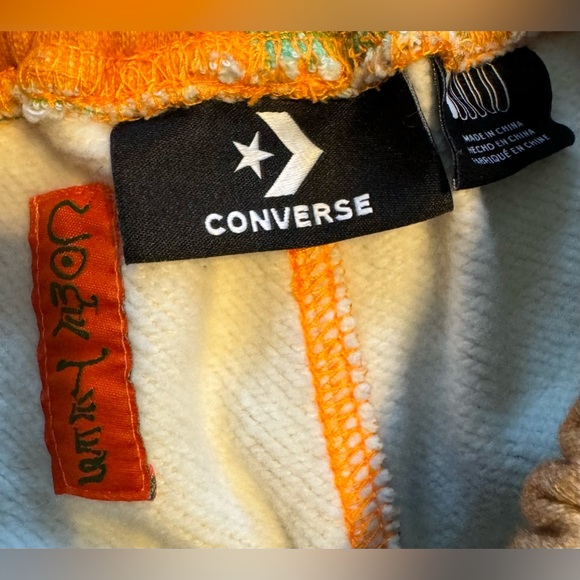Converse Shapes x Come Tees Wide Leg Fleece Sweats- XS - Picture 3 of 4